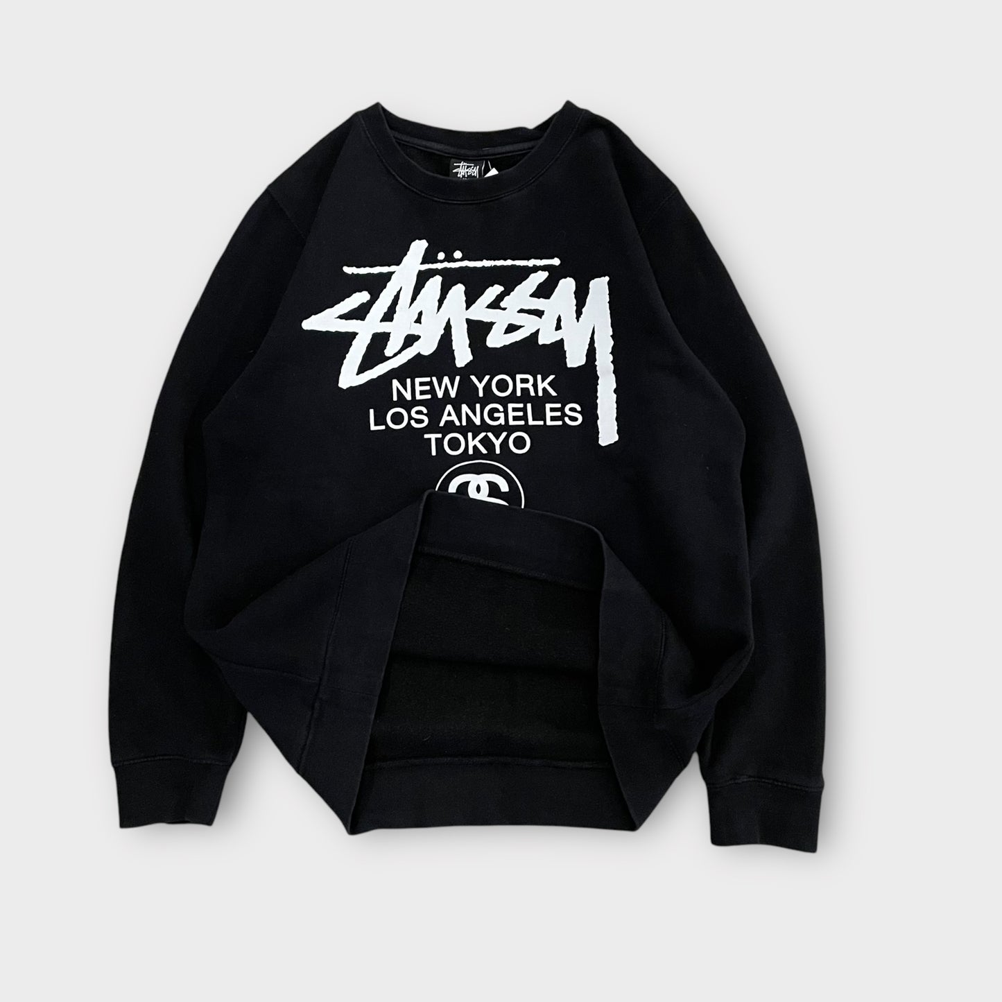 Sweat Stussy WorldTour noir - L