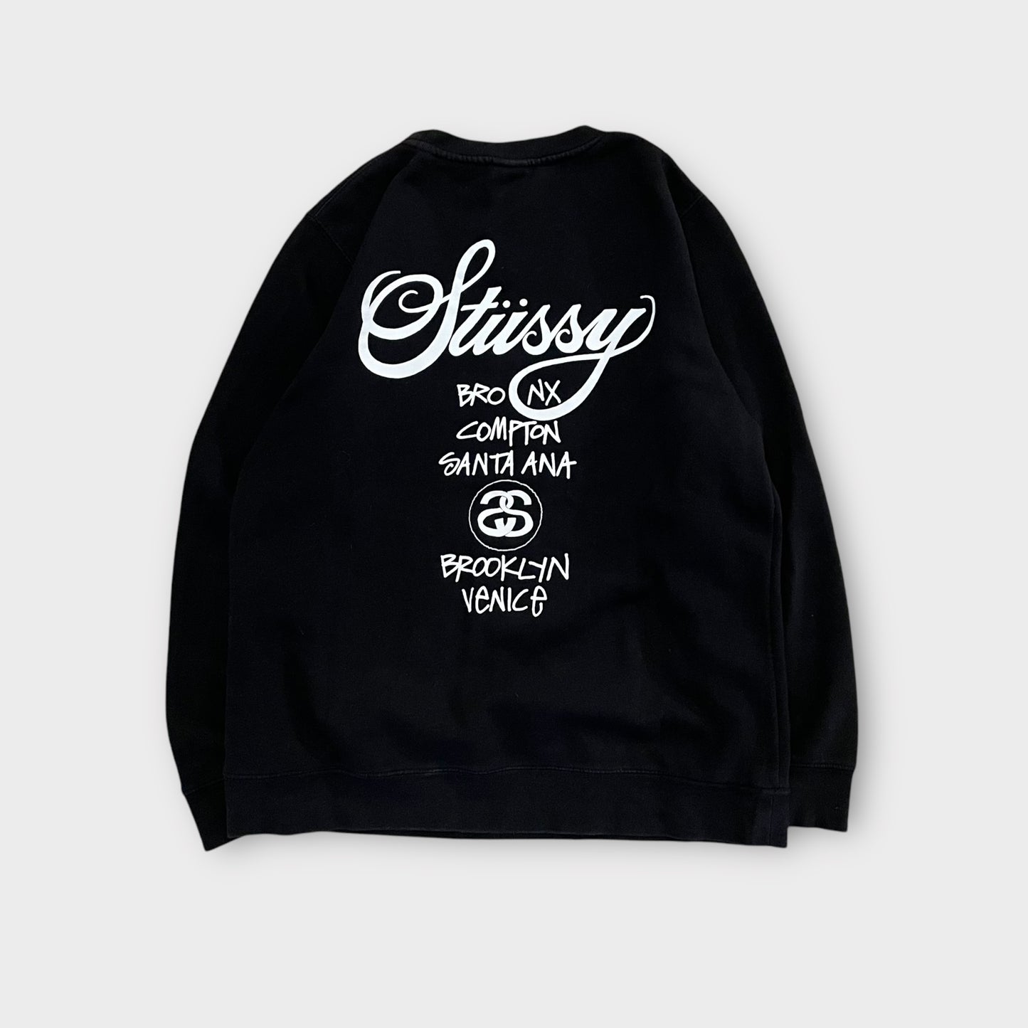 Sweat Stussy WorldTour noir - L