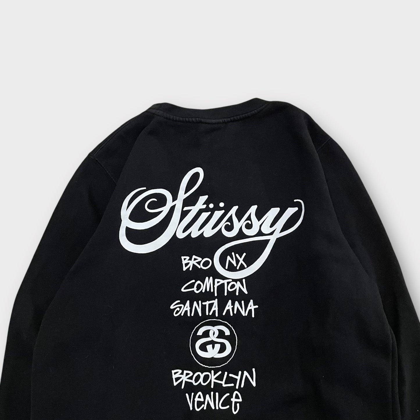 Sweat Stussy WorldTour noir - L