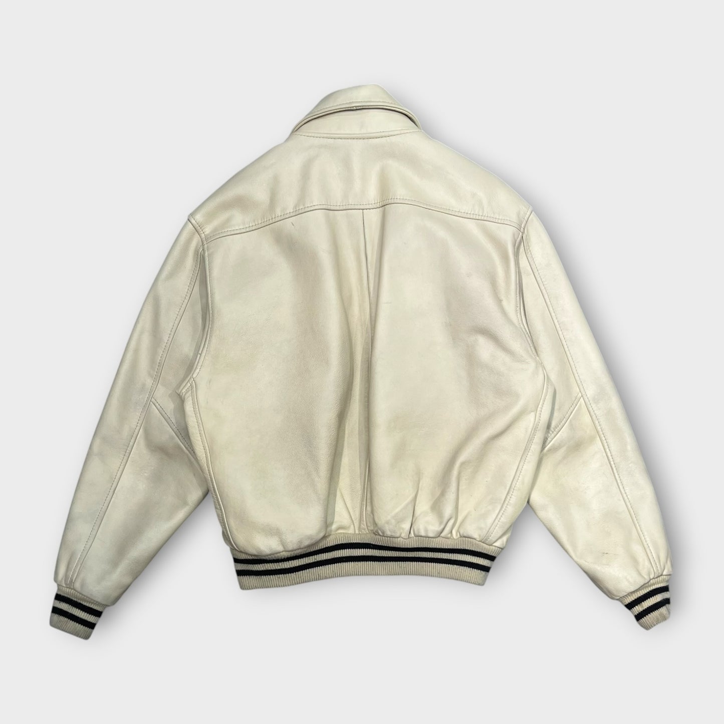Veste Cuir Redskins Beige - M