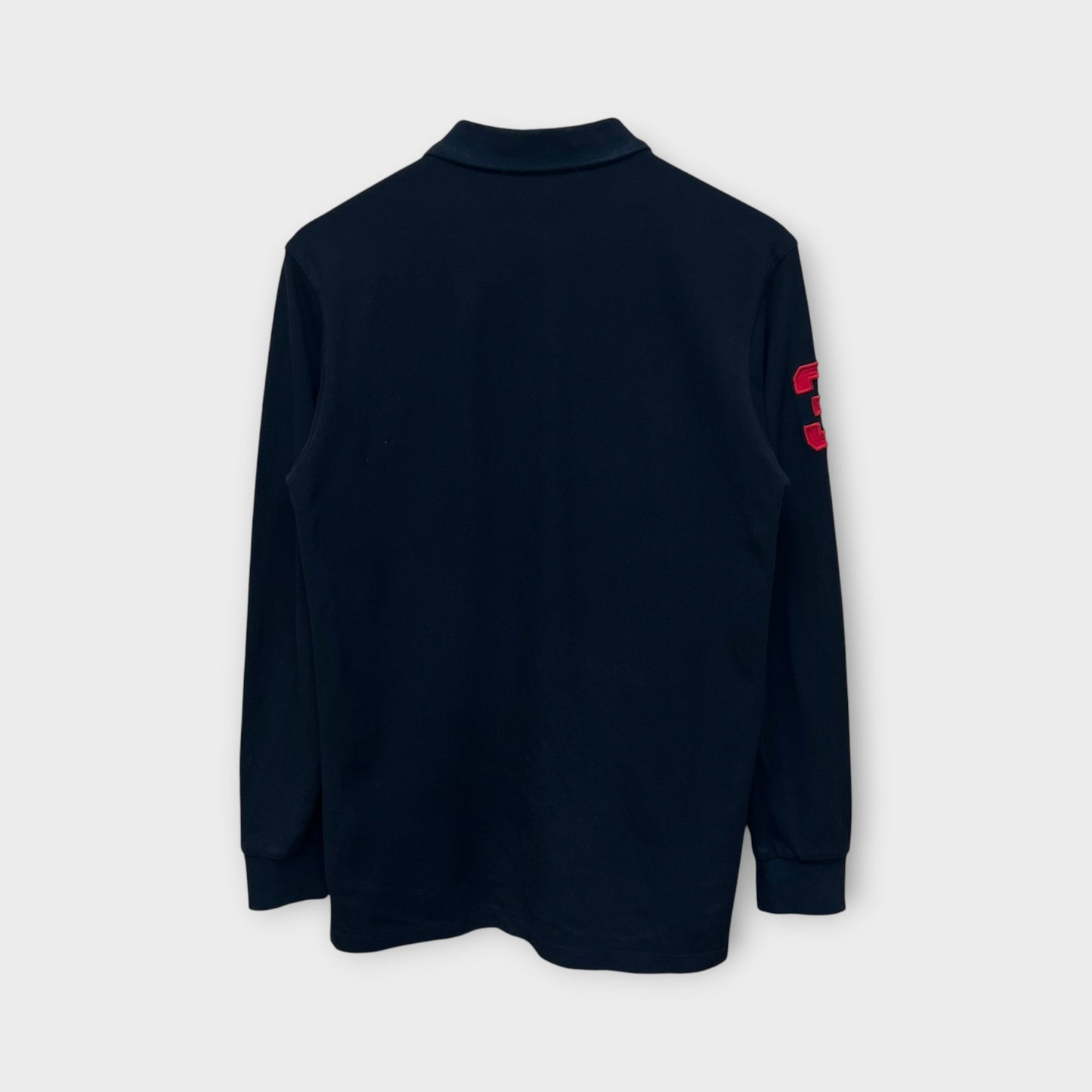 Polo Manches Longues Ralph Lauren Big Logo Noir - M