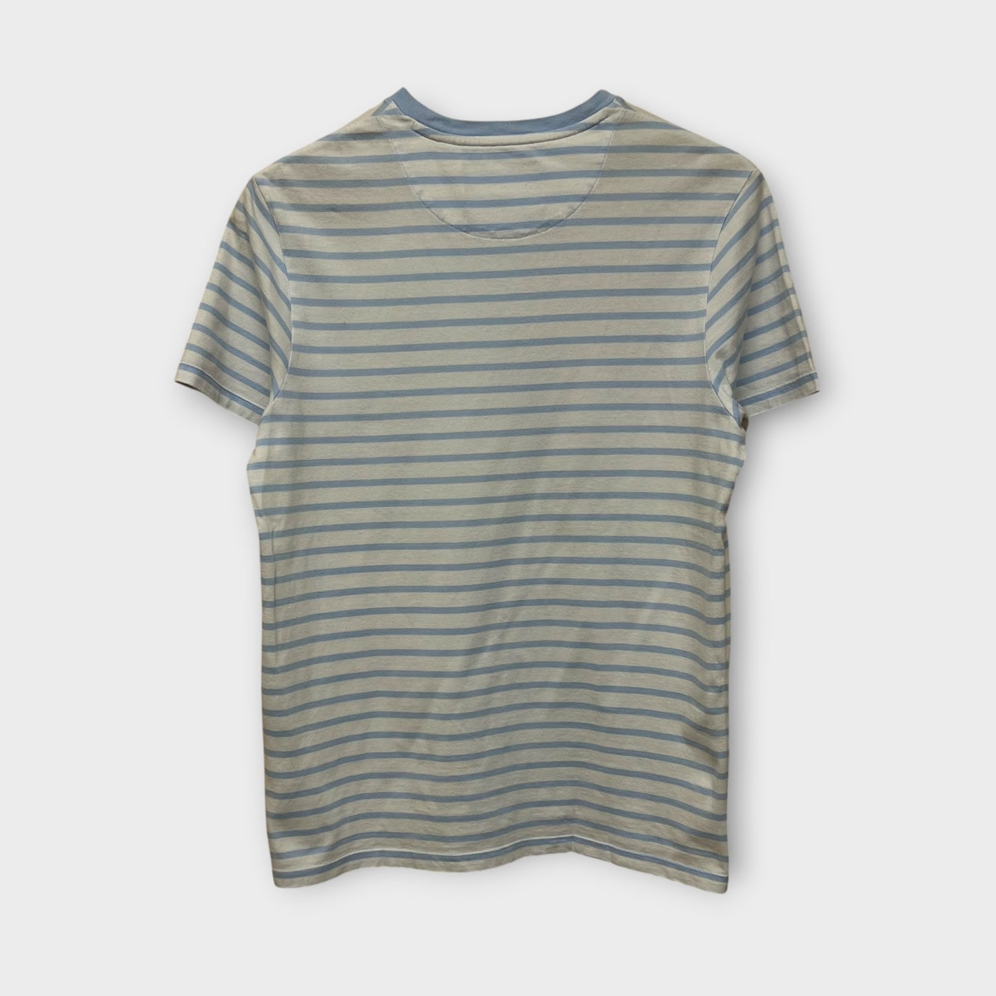 T-shirt Lyle & Scott Blanc Bleu Clair - S