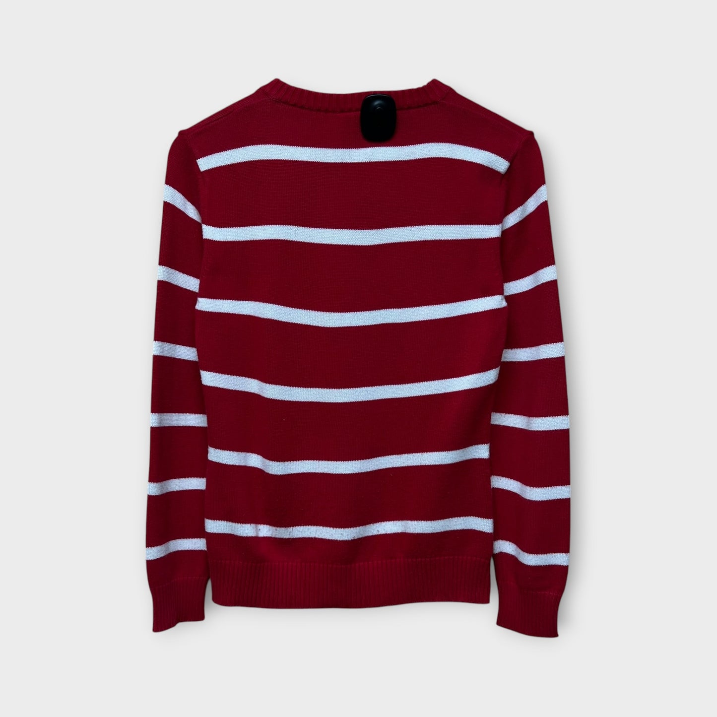 Pull Lacoste Rouge et Blanc - M
