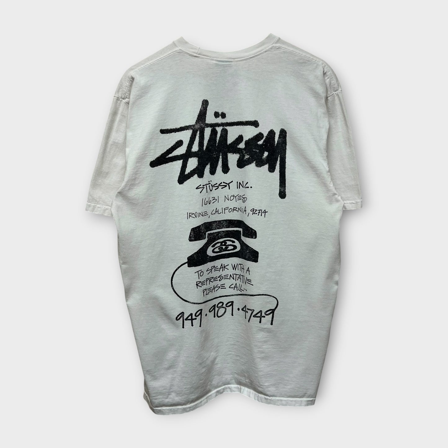 T-Shirt Stussy Blanc - L
