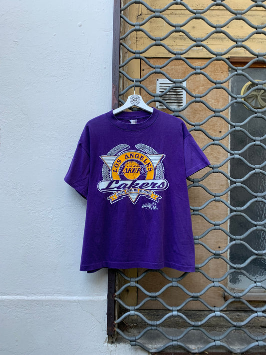 Single stitch tee Lakers - M