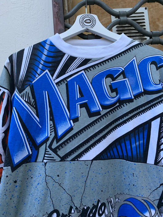 T-shirt vintage NBA Magic Johnson - L