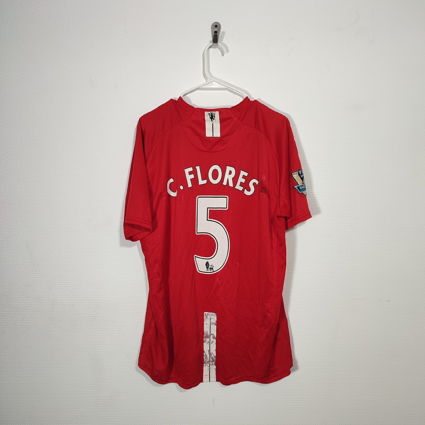 Maillot de foot non brandé MAN U "C. Flores"