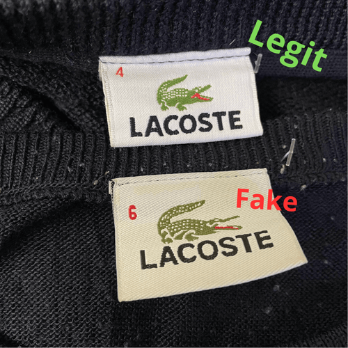 legit check authentification Lacoste