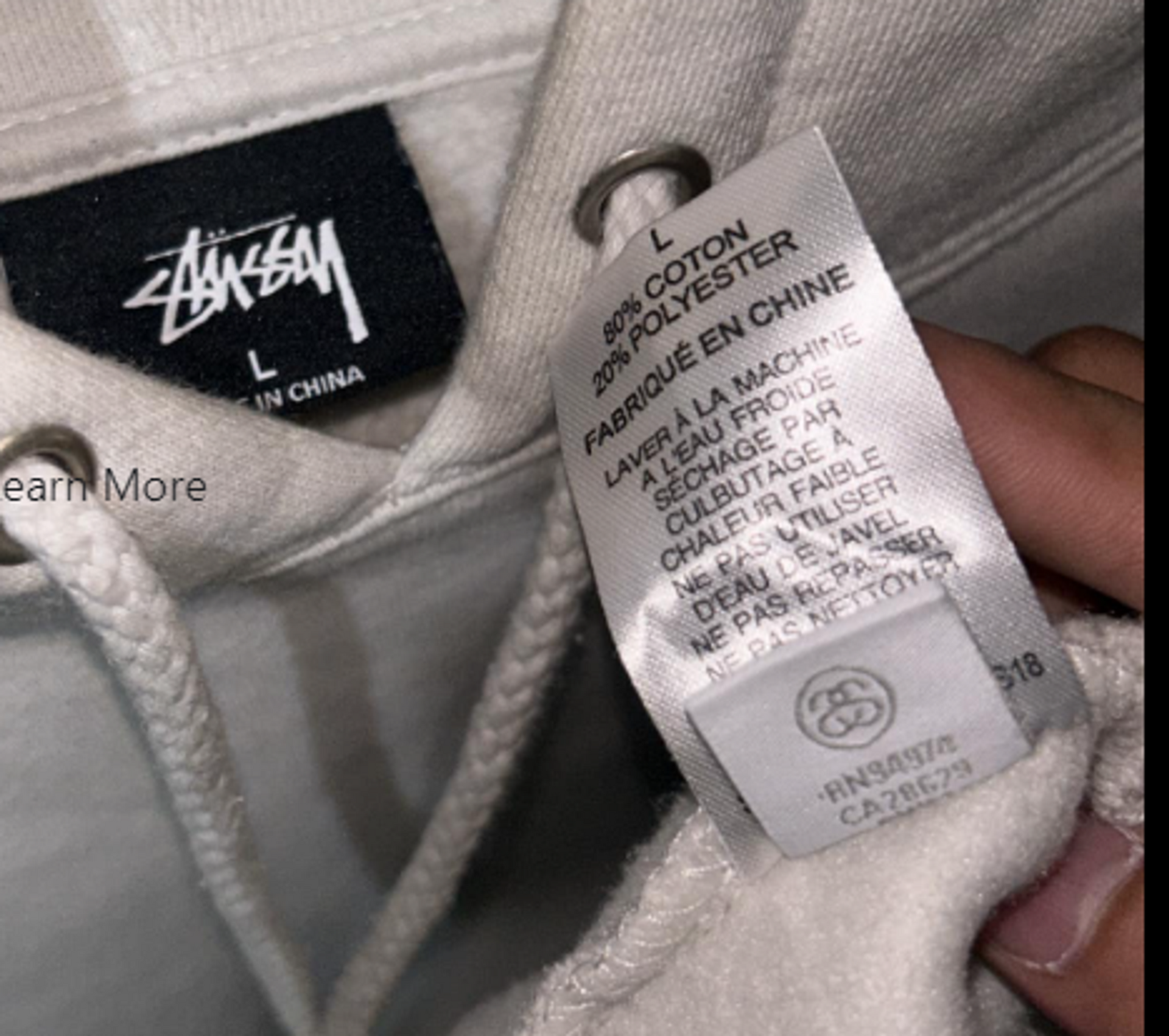 Stussy checkered hoodie on sale