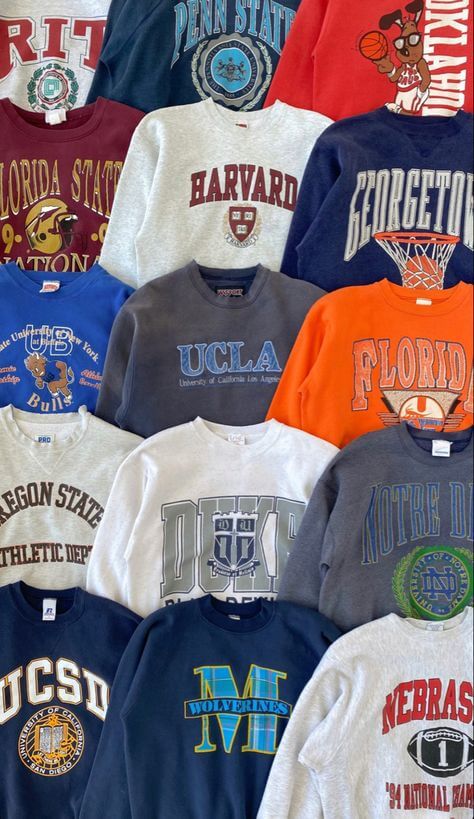 À la Mode Vintage : L'Histoire des Sweats d'Équipe de Sport des Lycées et Universités Américaines