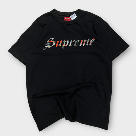 T-shirt Supreme "Floral" Noir - M