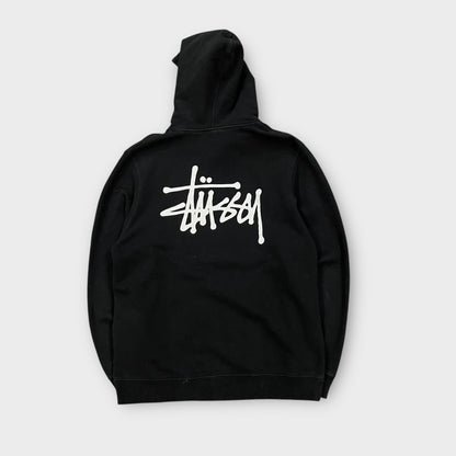 Hoodie Stussy noir classic logo - L