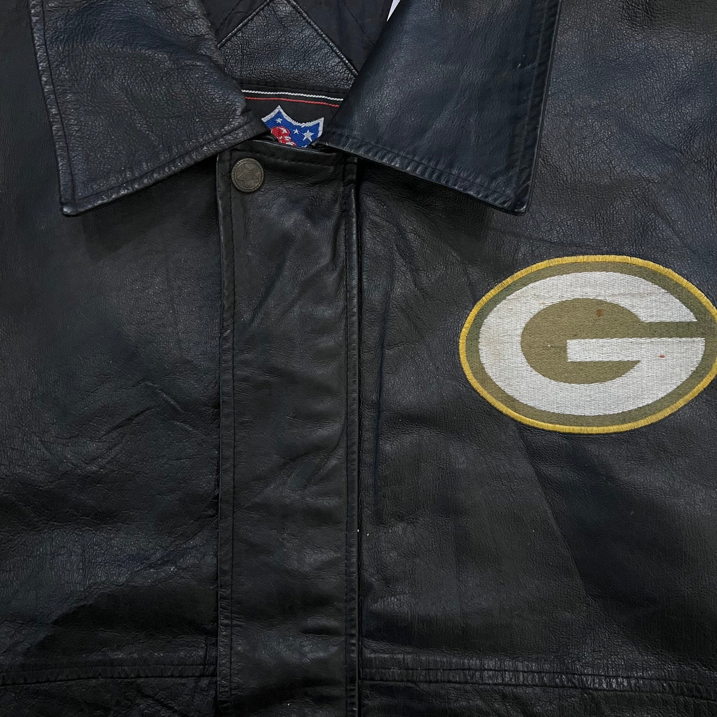 Veste Green Bay Packers En Cuir - M