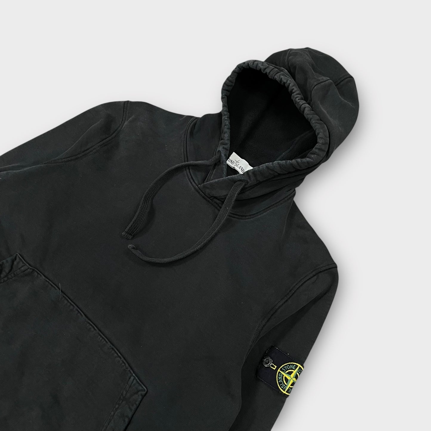 Hoodie Stone Island noir basic - M