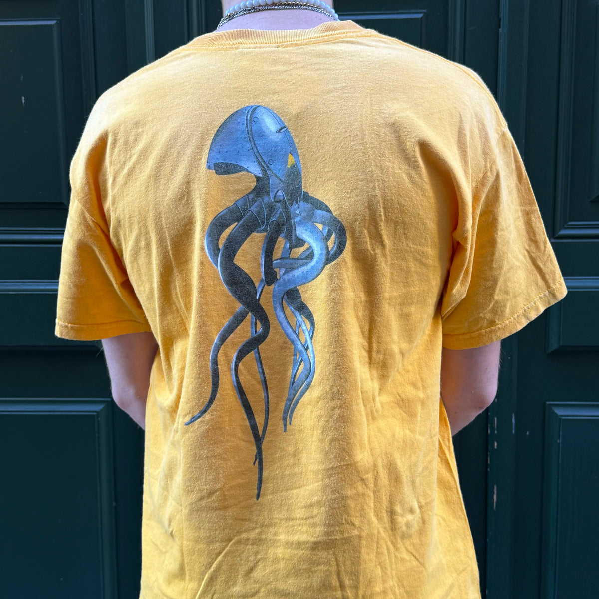 T-shirt Oakley jaune vintage - L