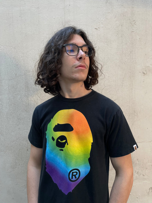 T-shirt Bape Face colorfull - M