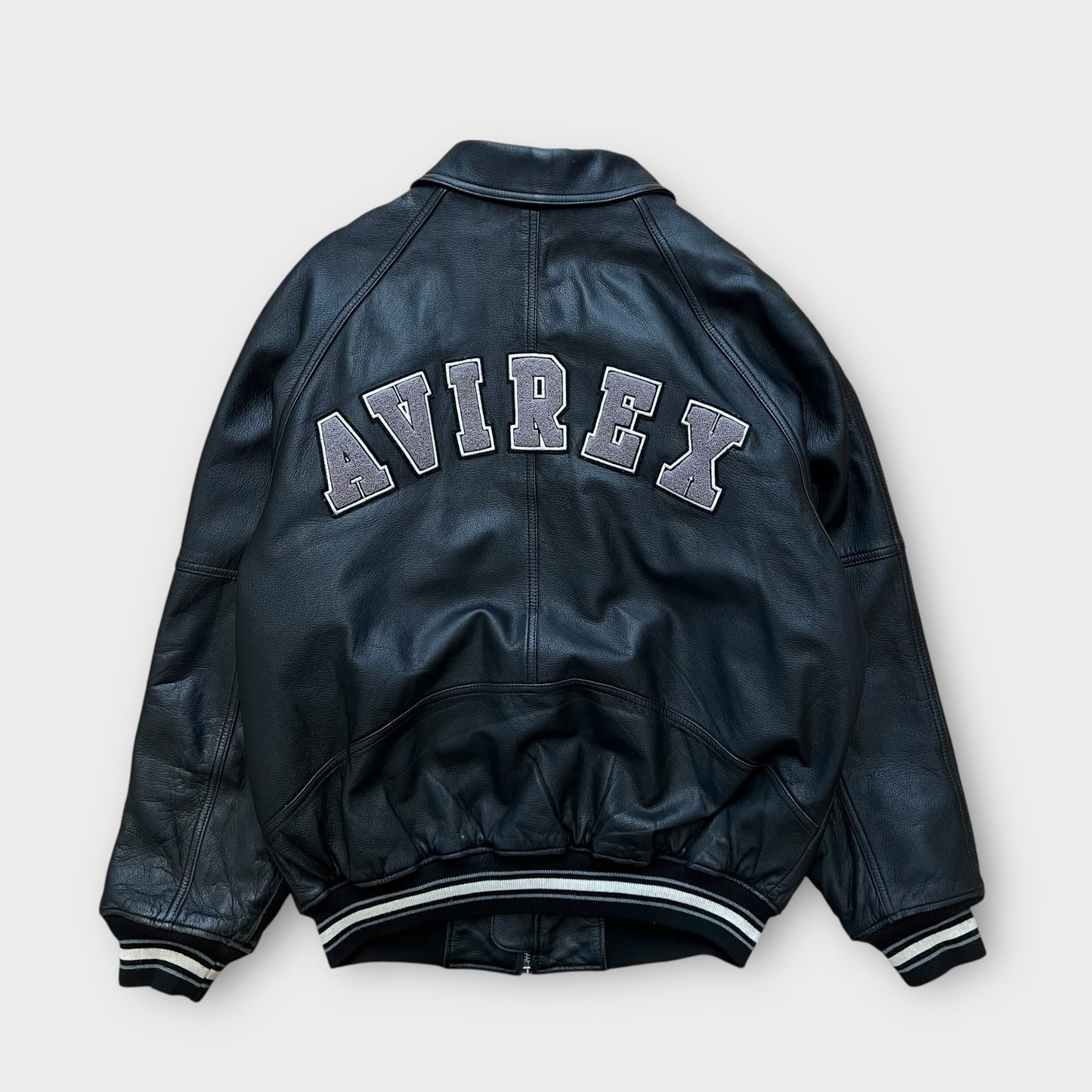 Veste Avirex Noir Spellout - L