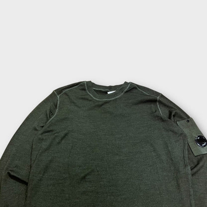 Pull fin CP Company kaki - XXL