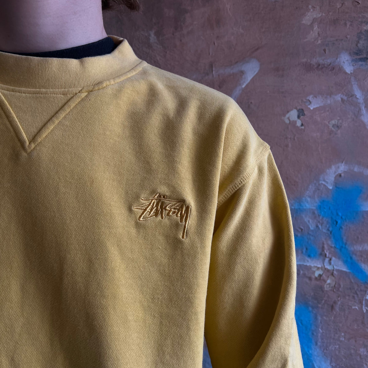 sweat stussy Jaune  - M