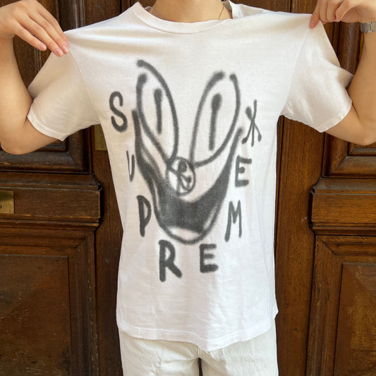 T-shirt Supreme Smile blanc - M