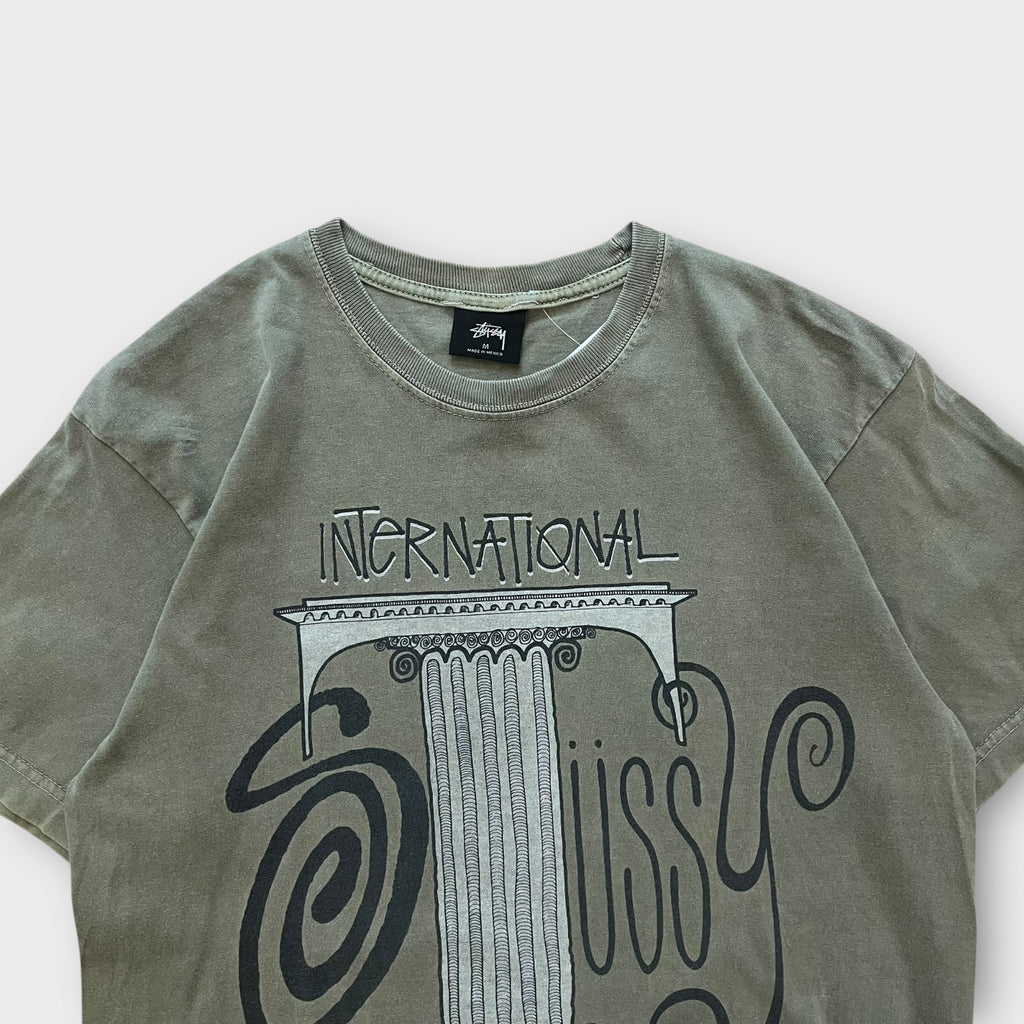 T-Shirt Stussy " International" Vert - M