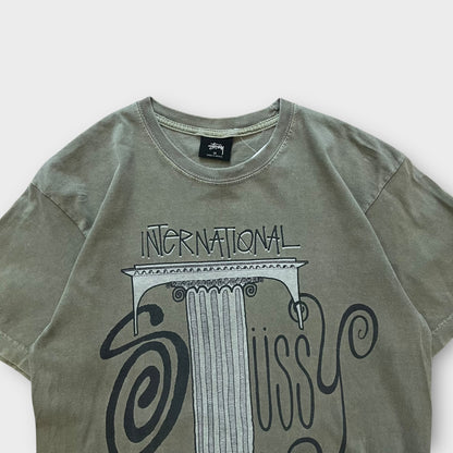 T-Shirt Stussy " International" Vert - M