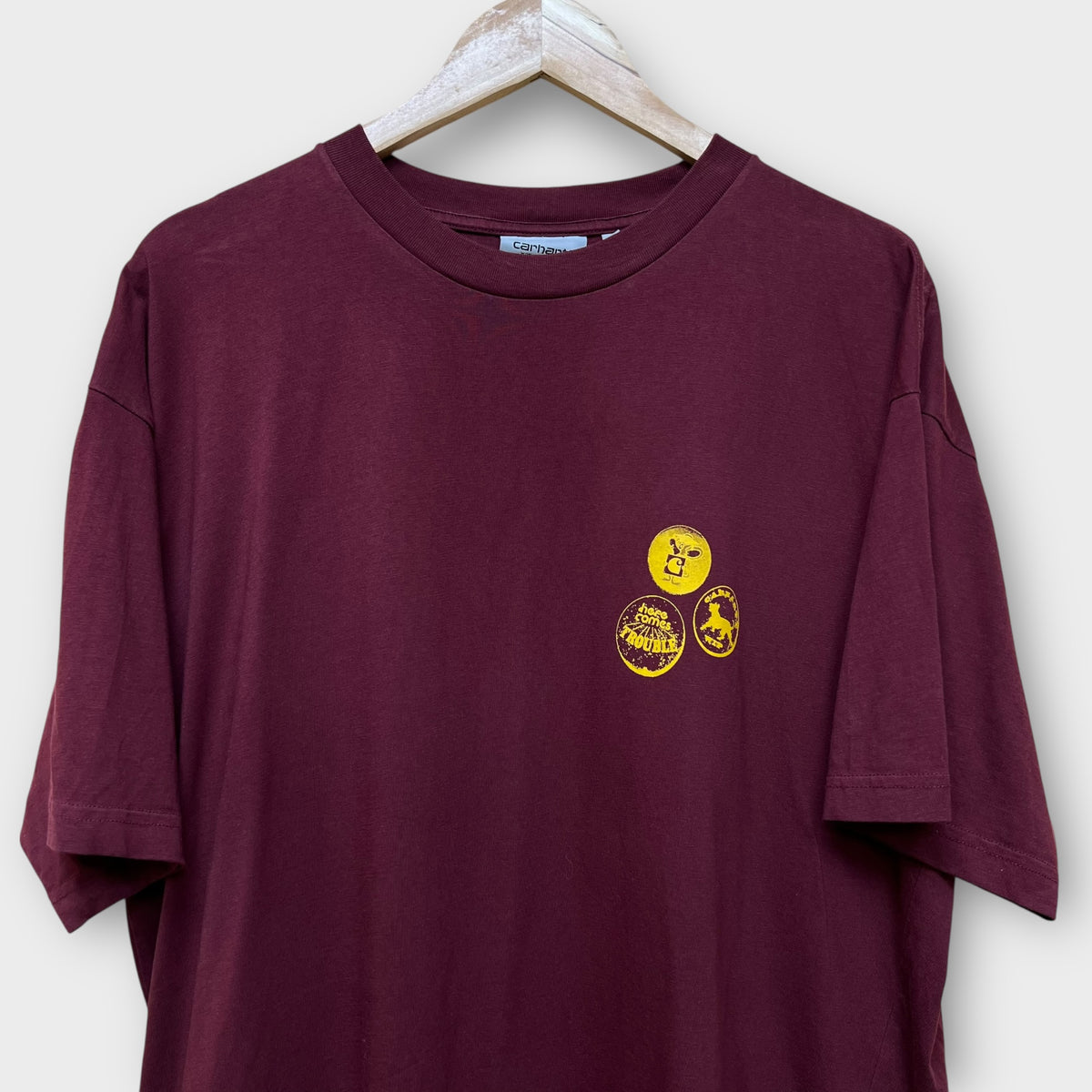T-shirt Carhartt rouge Heres Comes - L