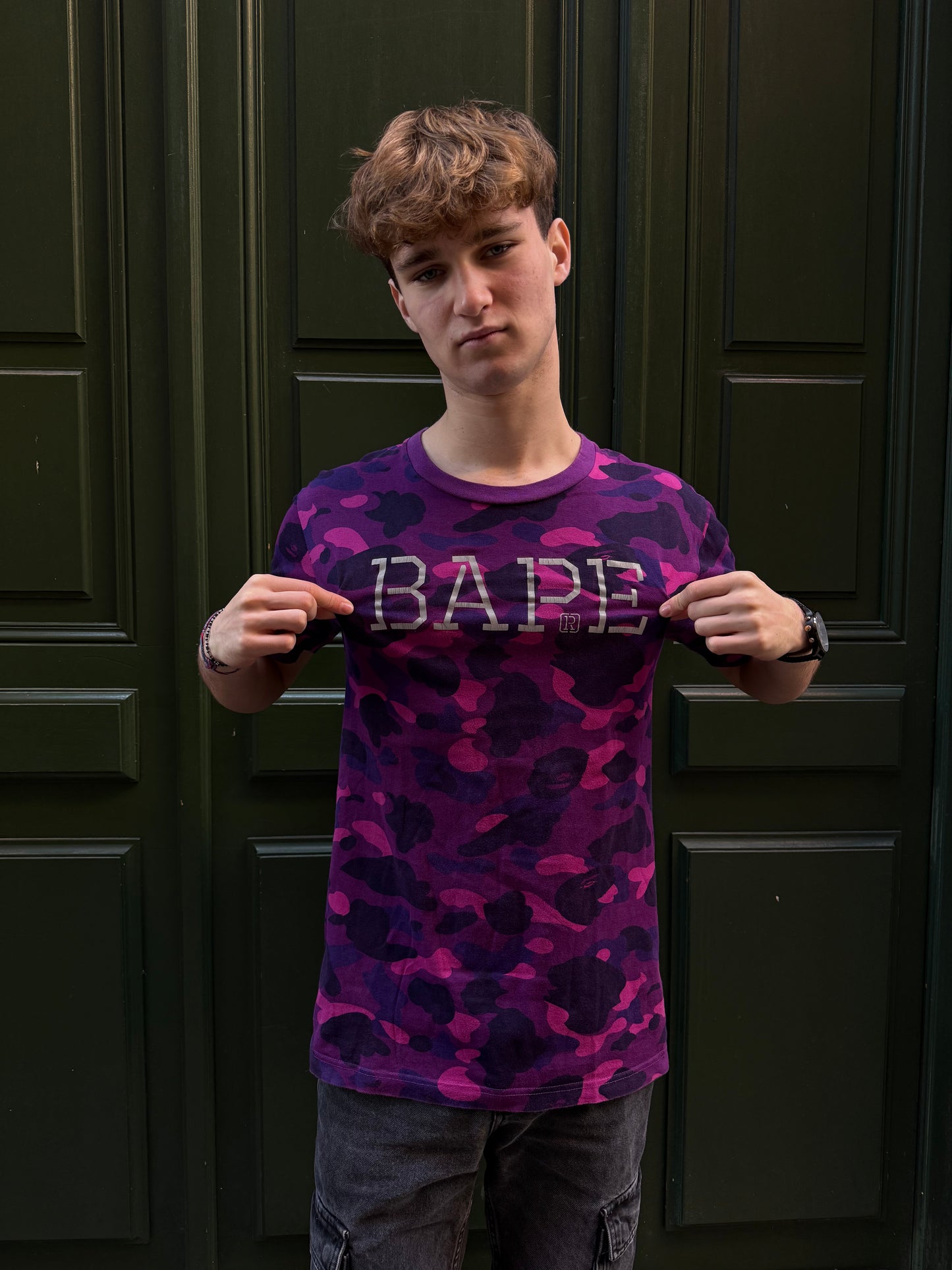 T-shirt Bape camo