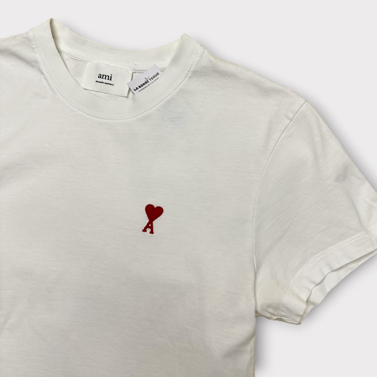 T-shirt AMI Paris Blanc Femme - S