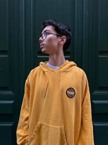 Hoodie Stussy jaune "global roots" - S