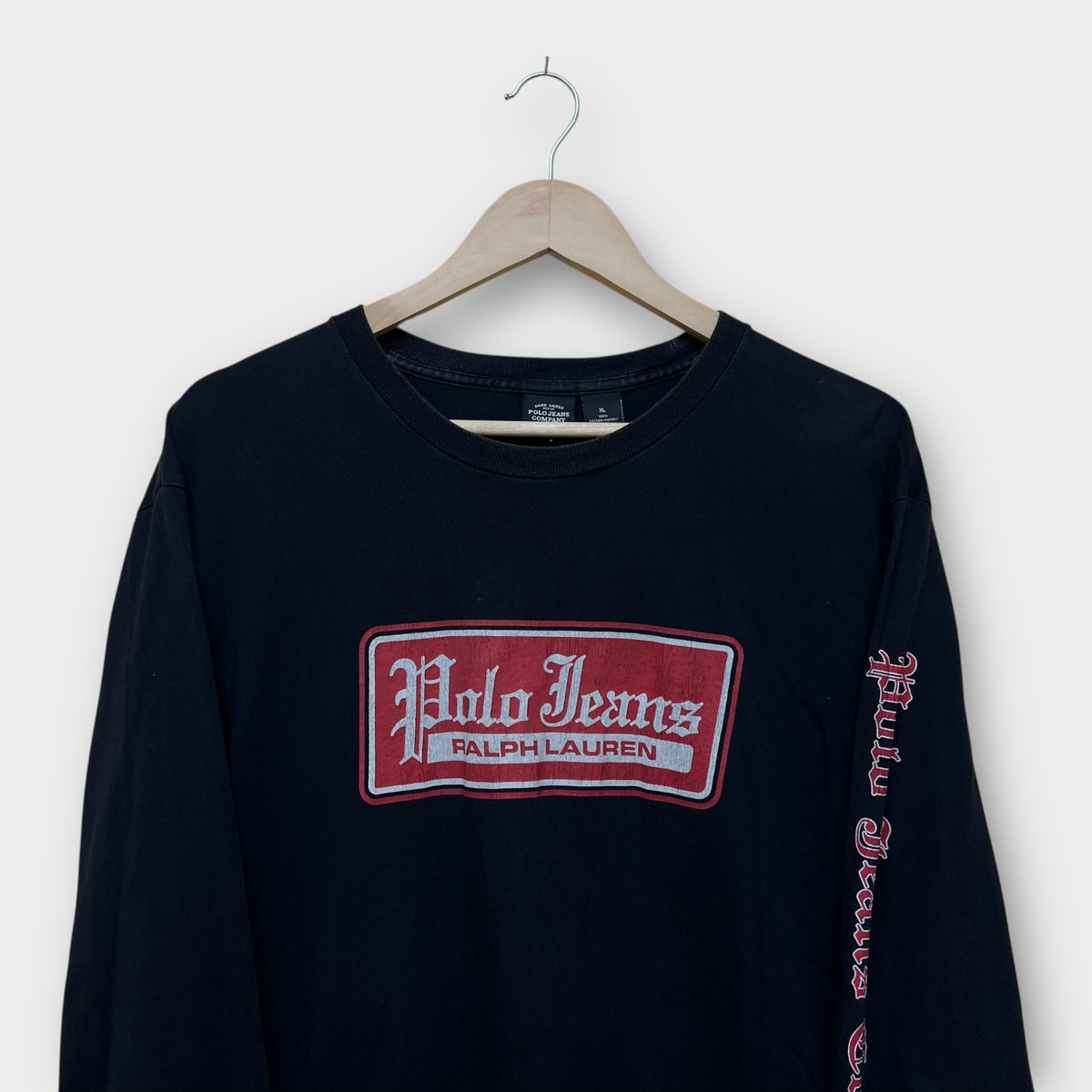 Longsleeve Ralph Lauren noir - XL
