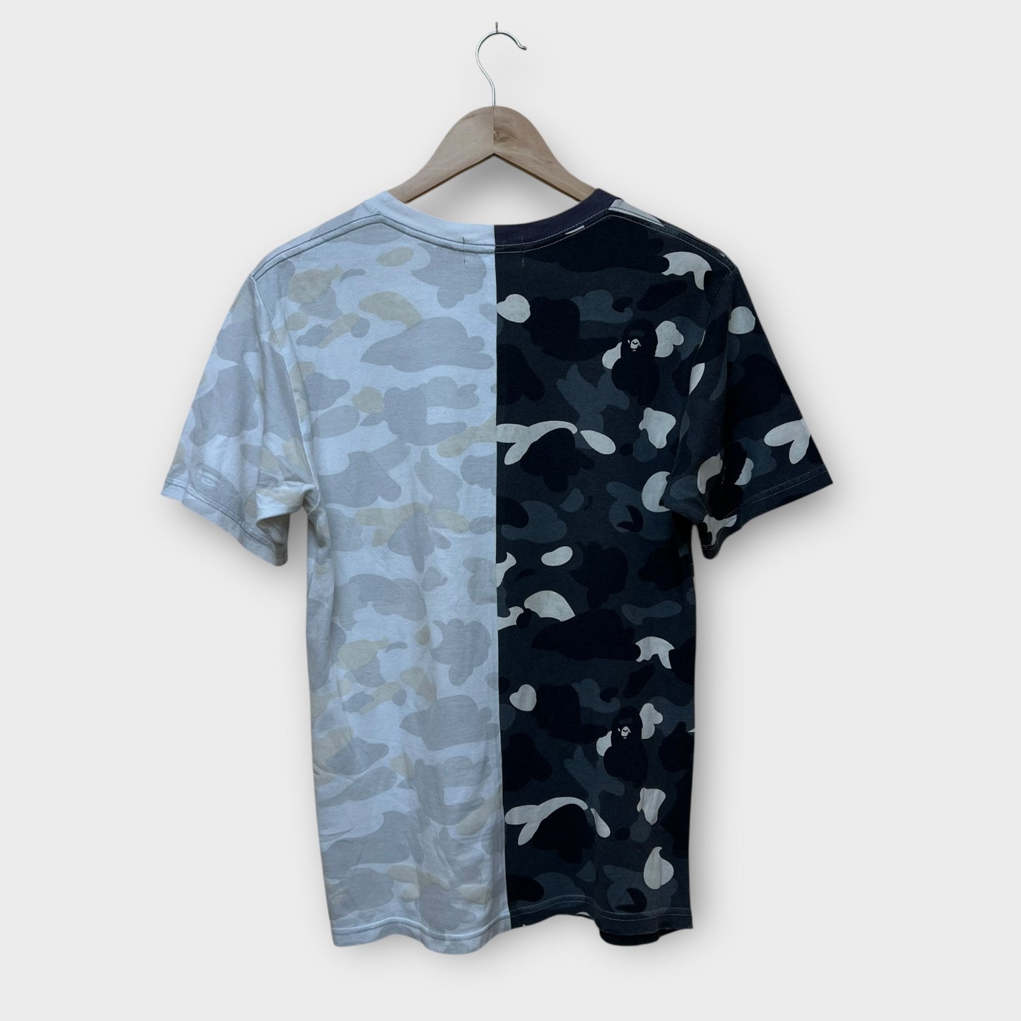 T-shirt Bape Split logo - S