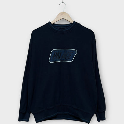 Palace Crewneck Sweater Black Das Waffle noir - S