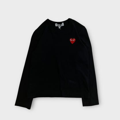T-Shirt Manche Longue Comme Des Garçons Noir - M