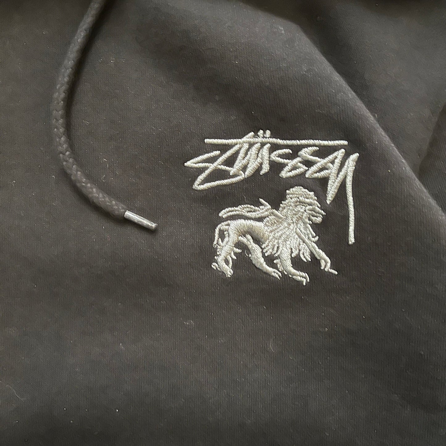 Hoodie Stussy Noir "Lion" - XS