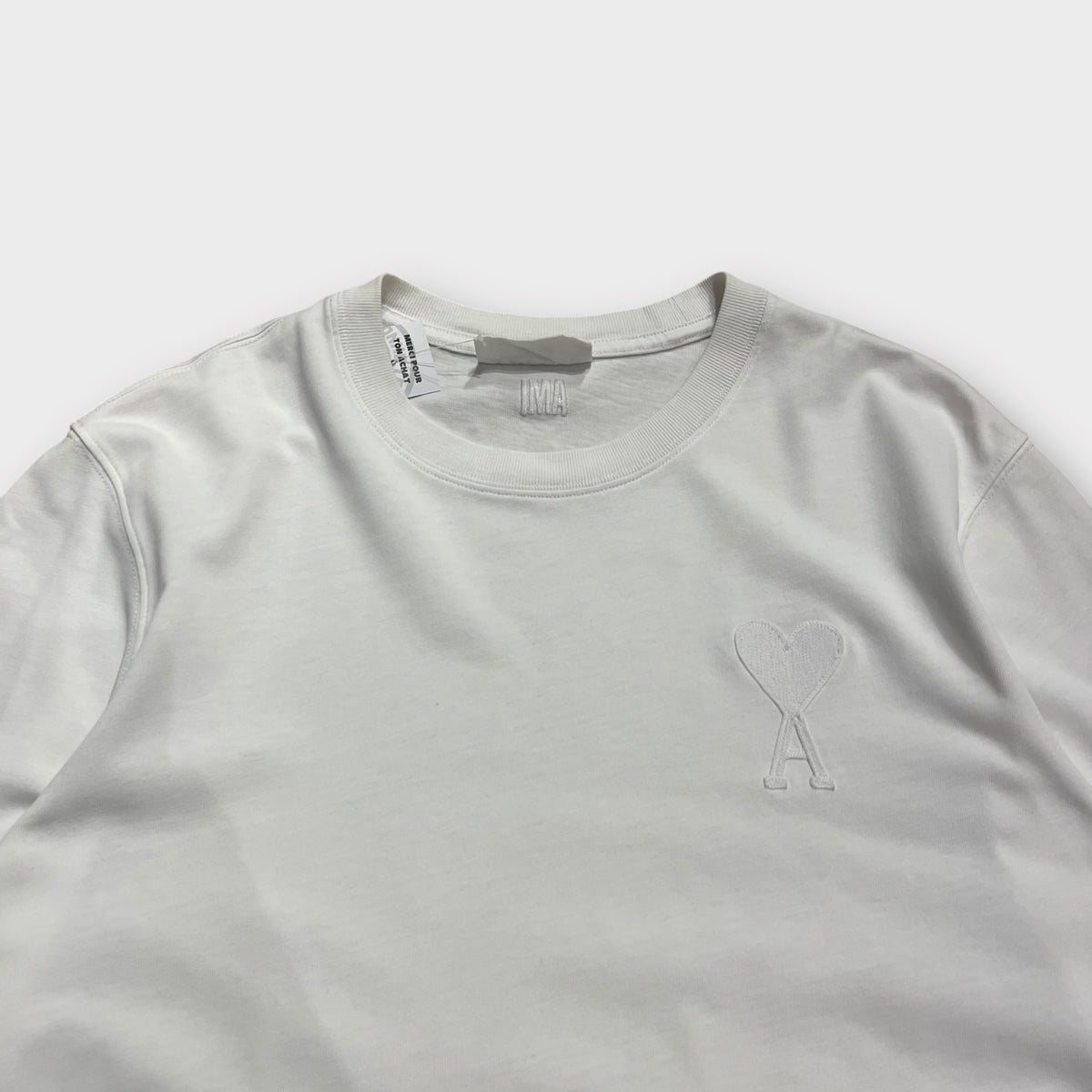 T-Shirt AMI Cœurs Blanc - XS