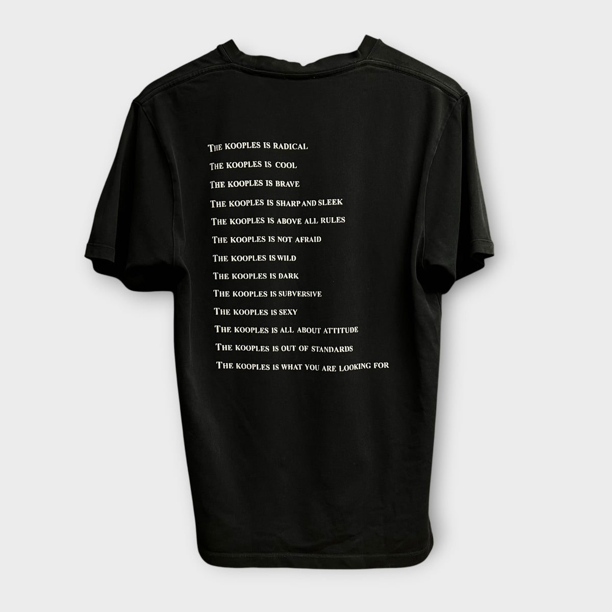T-Shirt The Kooples "What Is ?" Noir - M