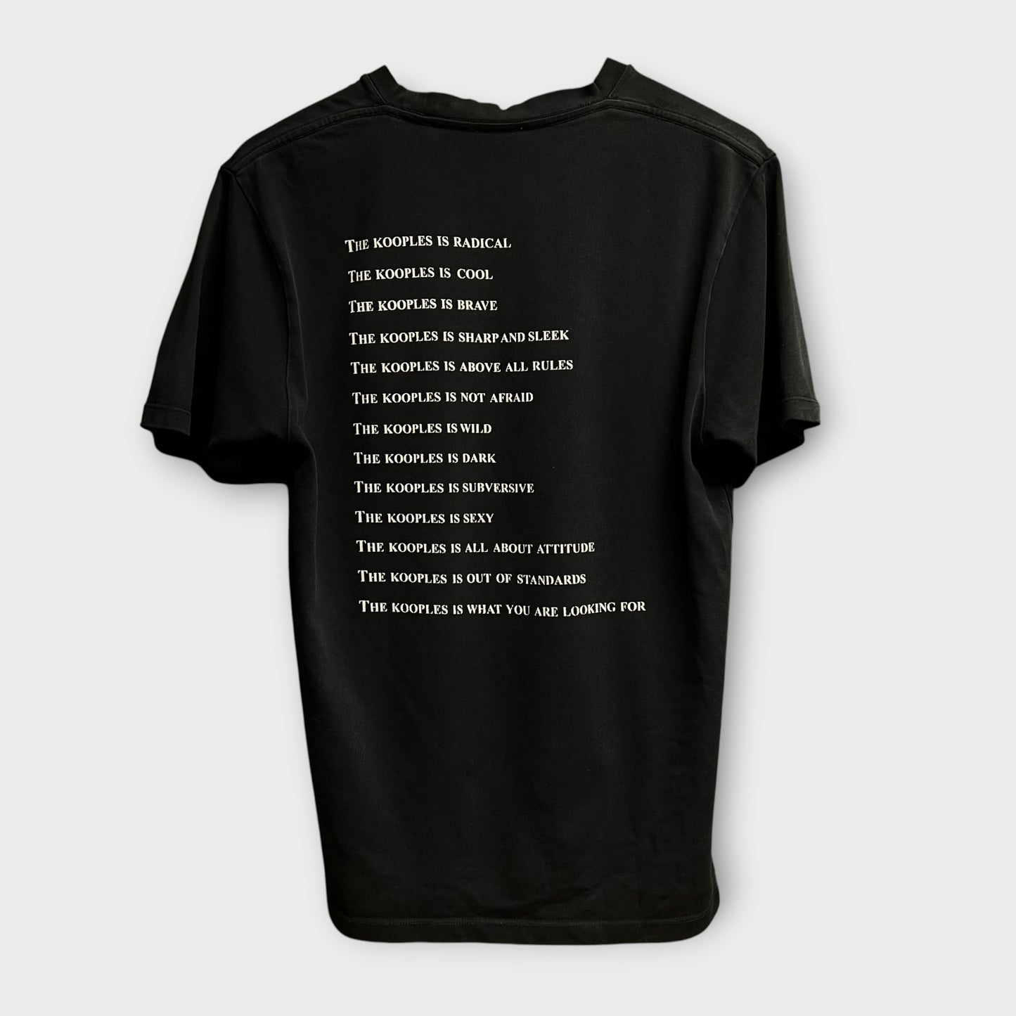 T-Shirt The Kooples "What Is ?" Noir - M