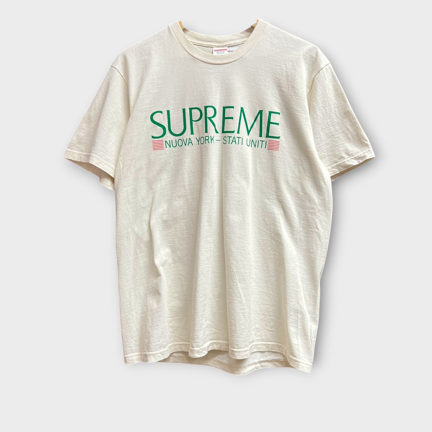 T-shirt Supreme Blanc Cassée - M