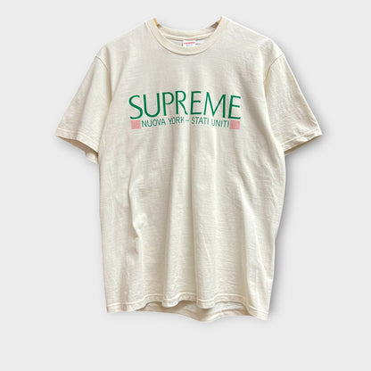 T-shirt Supreme Blanc Cassée - M