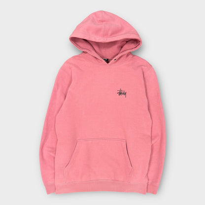 Hoodie Stussy rose basic logo - L