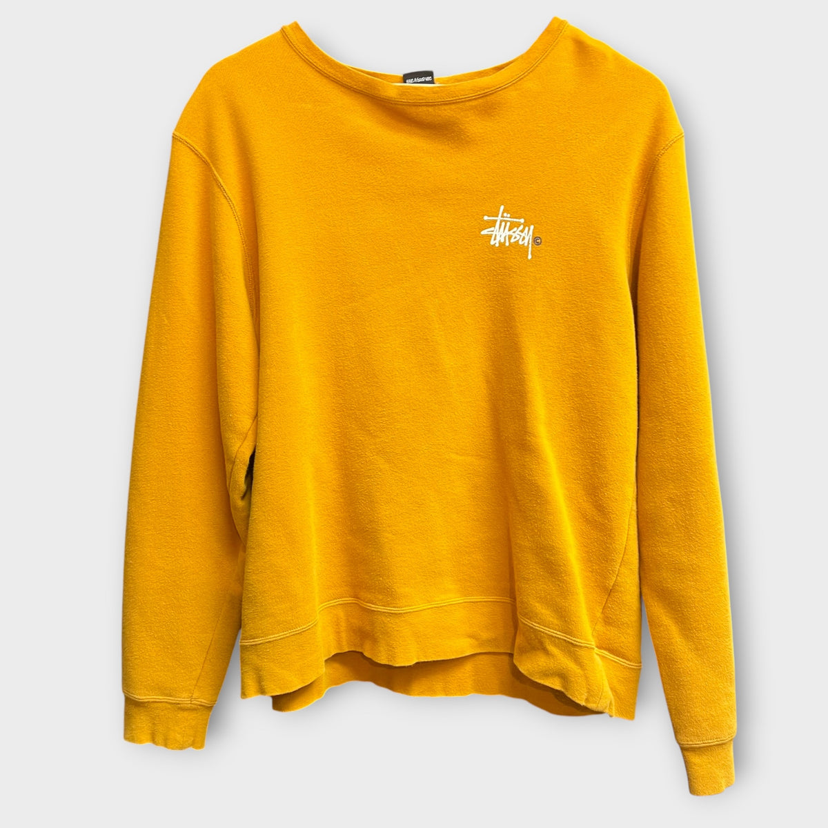 Pull Stussy "classic logo" orange - M