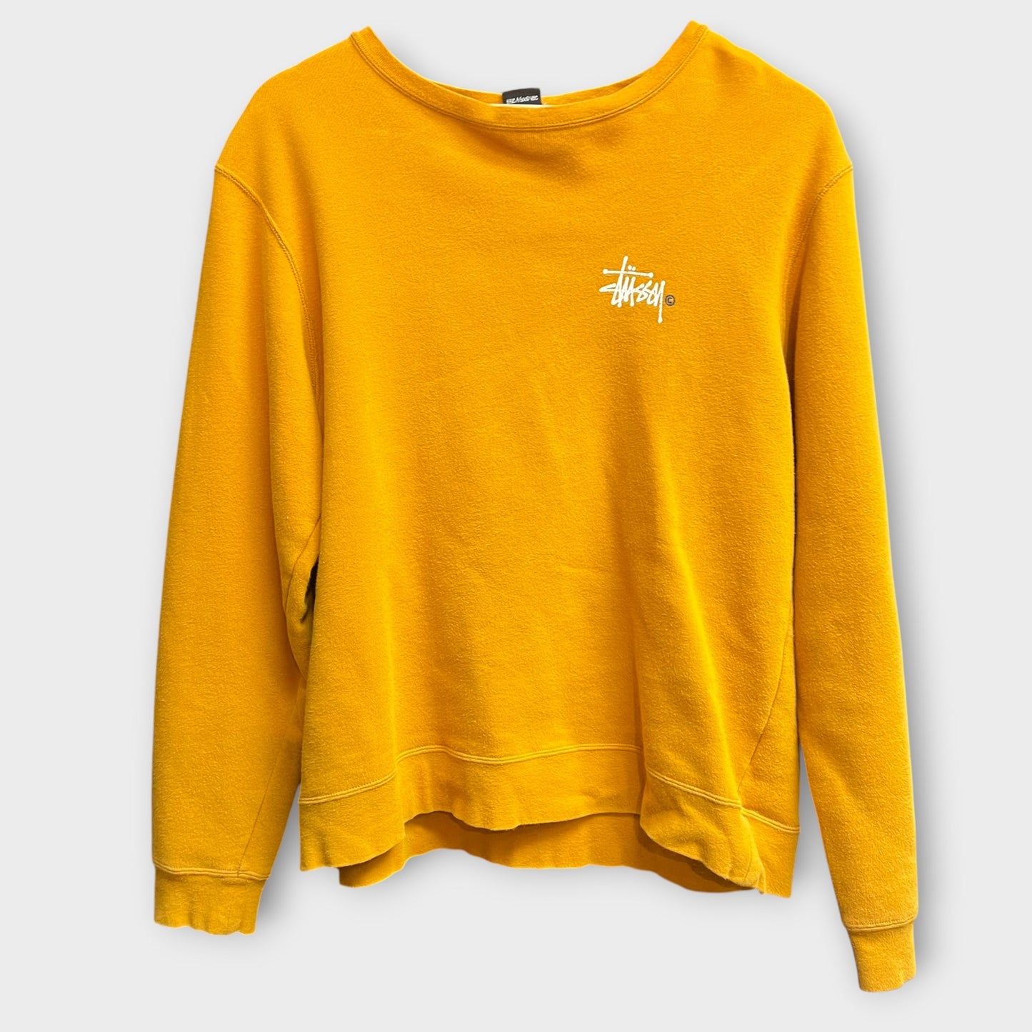 Pull Stussy "classic logo" orange - M