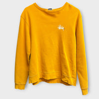 Pull Stussy "classic logo" orange - M