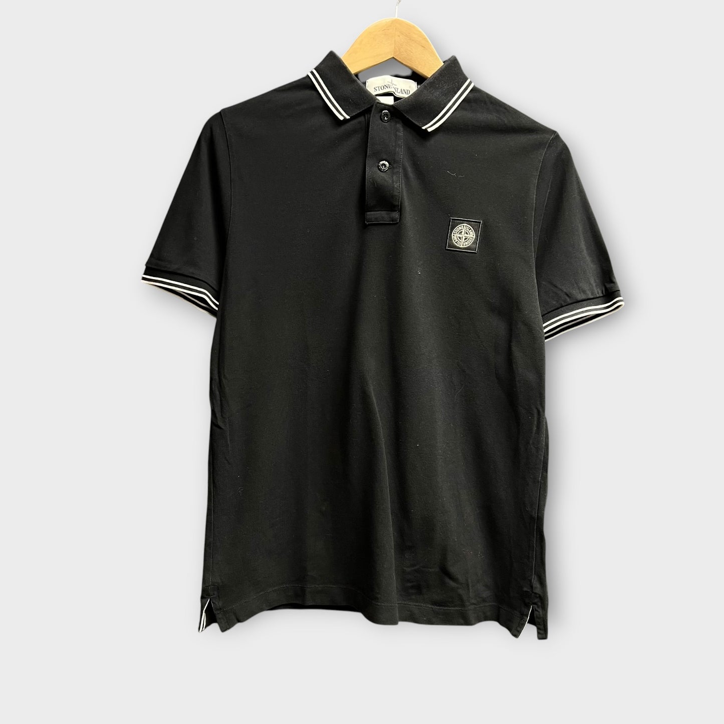 Polo Stone Island Noir - M
