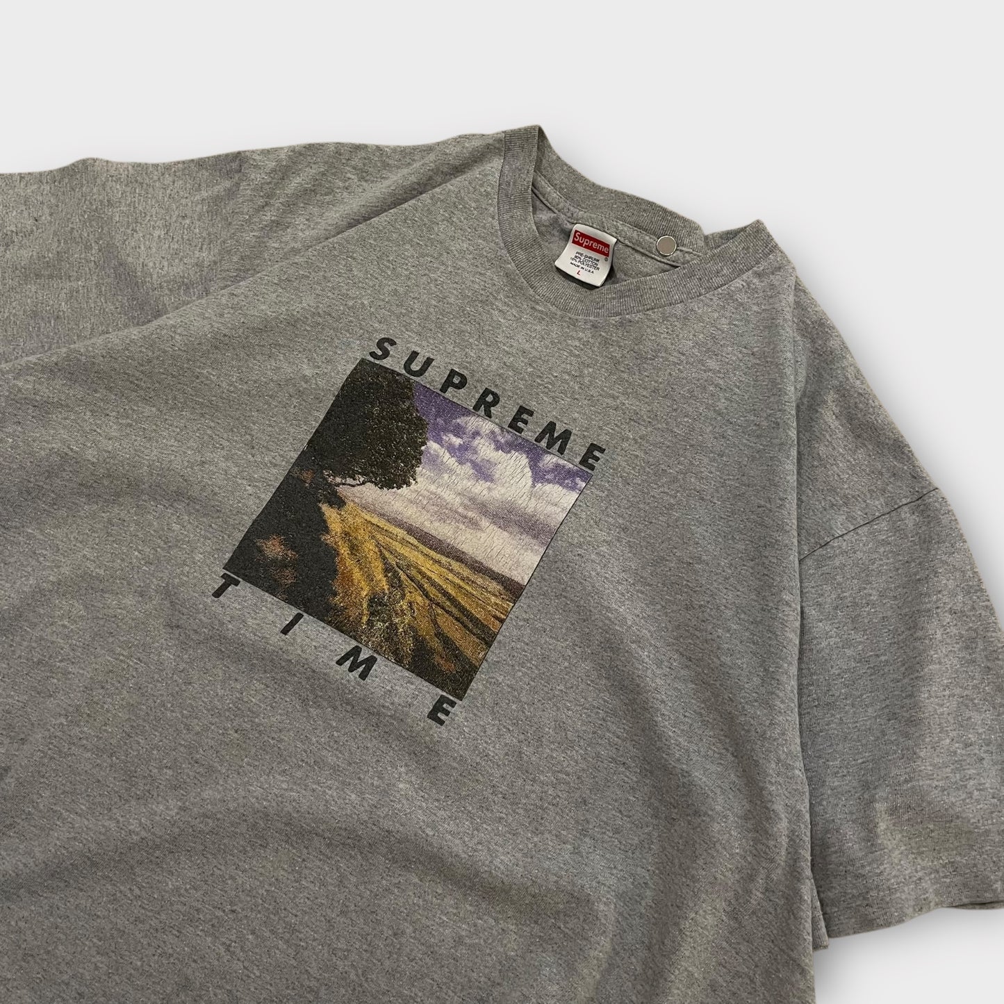 Supreme Time tee gris - L