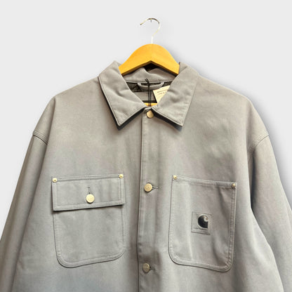 Carhartt Michigan Jacket Suede Bleu - XXL