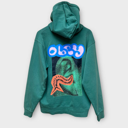 Hoodie Obey vert - M