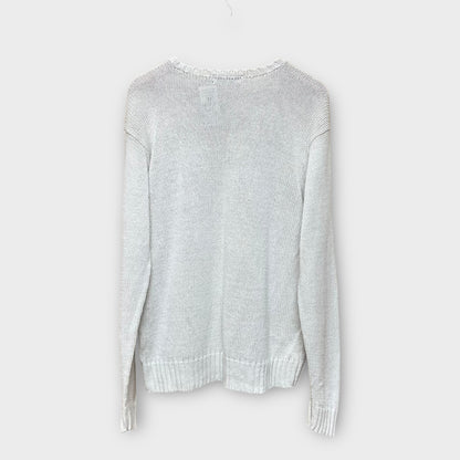 Pull Ralph Lauren blanc - M