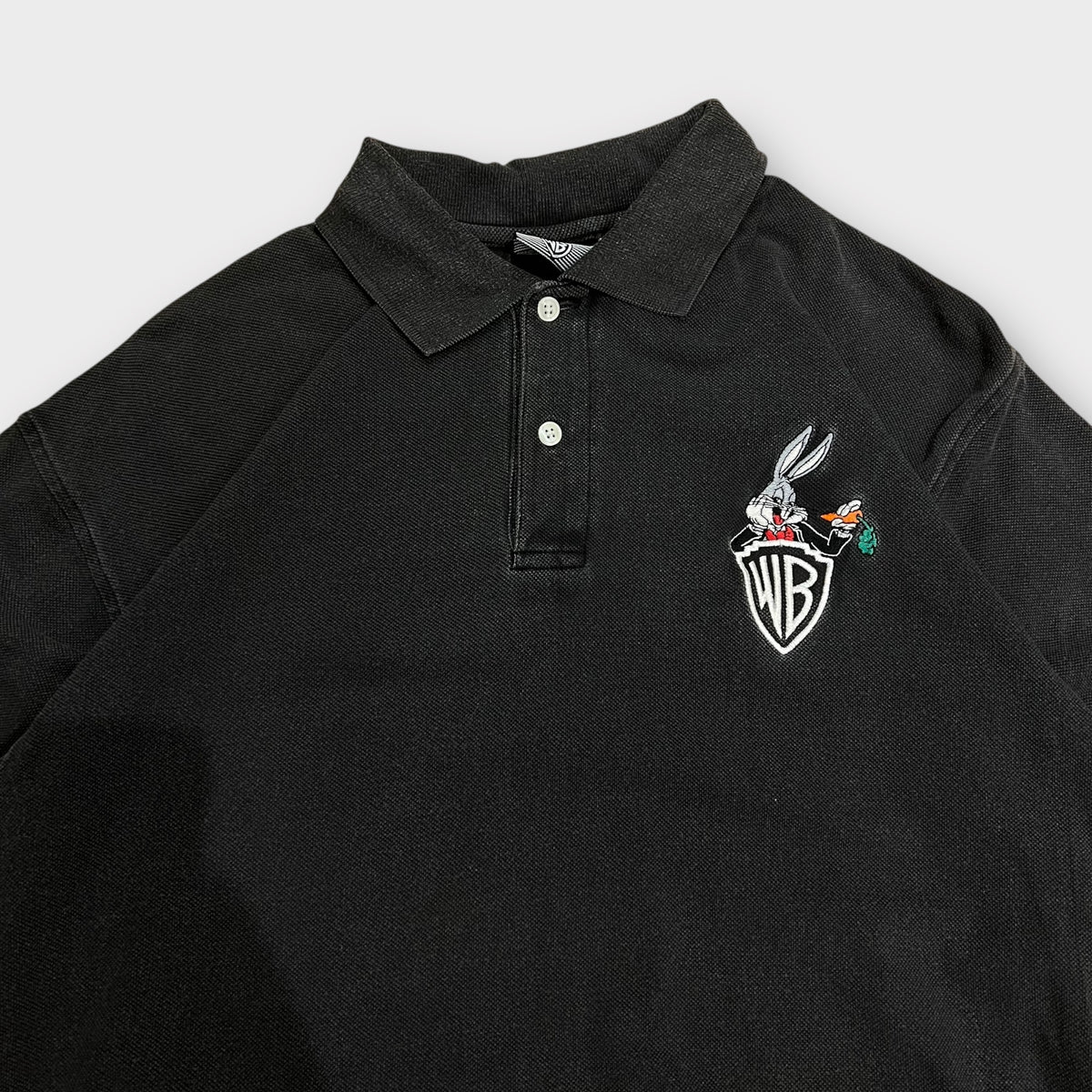 Polo Gris Vintage Warner Bross 1993 - M
